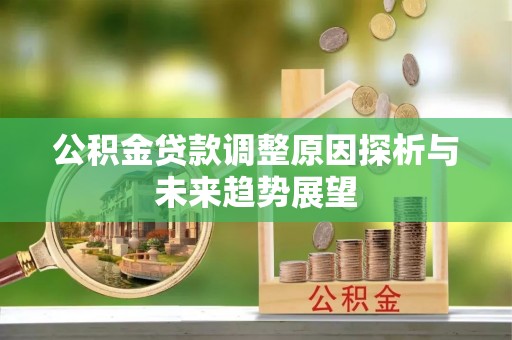 广德公积金贷款调整原因探析与未来趋势展望