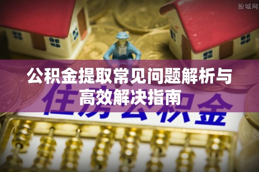 广德公积金提取常见问题解析与高效解决指南