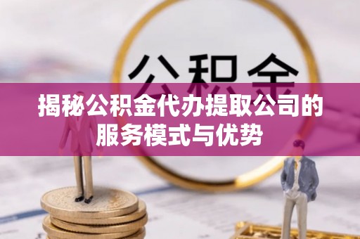 广德揭秘公积金代办提取公司的服务模式与优势