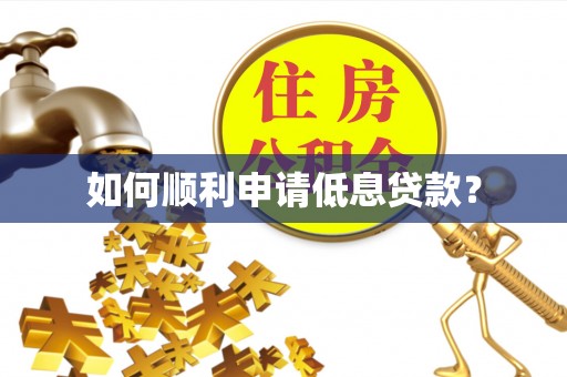 广德如何顺利申请低息贷款？