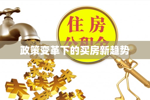 广德政策变革下的买房新趋势