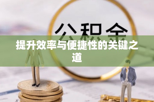广德提升效率与便捷性的关键之道
