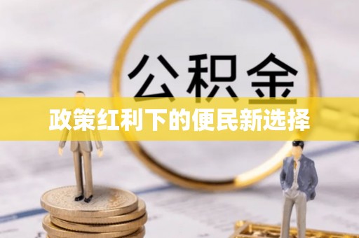 广德政策红利下的便民新选择