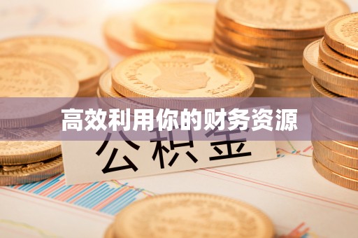 广德高效利用你的财务资源