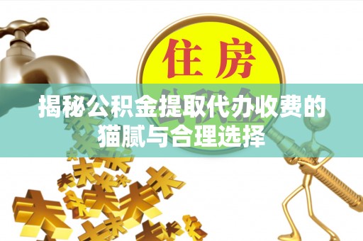 广德揭秘公积金提取代办收费的猫腻与合理选择